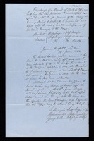 view Proceedings of Boards and Committees of Medical Officers re the health of Mr. Ward, Purveyor to the Forces, June 1854; officers invalided home to England, Dec 1854; examination of dried meat, Jan 1855; merits of saddles used in the French army, Jan 1855; and sanitary conditions in the army besieging Sebastopol, March 1855