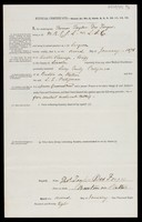 view Patient Certificates and Notices: Admission date 1878