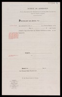 view Patient Certificates and Notices: Admission date 1881
