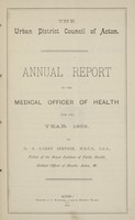 view [Report of the Medical Officer of Health for Acton].