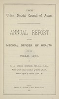 view [Report of the Medical Officer of Health for Acton].