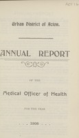 view [Report of the Medical Officer of Health for Acton].