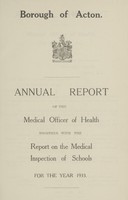 view [Report of the Medical Officer of Health for Acton].