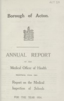 view [Report of the Medical Officer of Health for Acton].