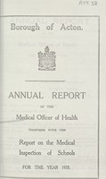 view [Report of the Medical Officer of Health for Acton].