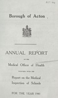 view [Report of the Medical Officer of Health for Acton].