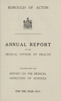 view [Report of the Medical Officer of Health for Acton].