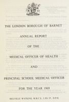 view [Report of the Medical Officer of Health for Barnet].