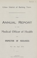 view [Report of the Medical Officer of Health for Barking].