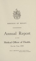 view [Report of the Medical Officer of Health for Bexley].