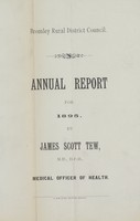 view [Report of the Medical Officer of Health for Bromley].