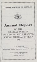 view [Report of the Medical Officer of Health for Bromley].