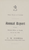 view [Report of the Medical Officer of Health for Crayford].