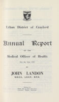 view [Report of the Medical Officer of Health for Crayford].