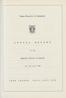 view [Report of the Medical Officer of Health for Crayford].