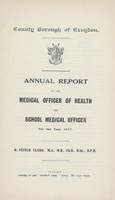 view [Report of the Medical Officer of Health for Croydon].