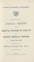 view [Report of the Medical Officer of Health for Croydon].