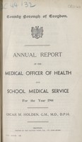 view [Report of the Medical Officer of Health for Croydon].