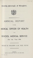 view [Report of the Medical Officer of Health for Croydon].