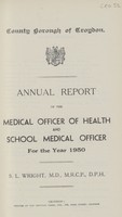 view [Report of the Medical Officer of Health for Croydon].