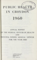 view [Report of the Medical Officer of Health for Croydon].