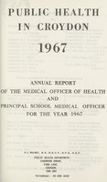 view [Report of the Medical Officer of Health for Croydon].