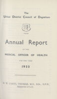 view [Report of the Medical Officer of Health for Dagenham].