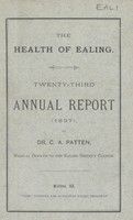 view [Report of the Medical Officer of Health for Ealing].