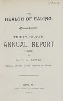 view [Report of the Medical Officer of Health for Ealing].