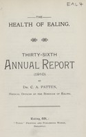 view [Report of the Medical Officer of Health for Ealing].