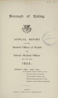 view [Report of the Medical Officer of Health for Ealing].