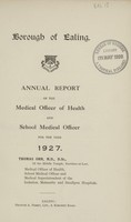 view [Report of the Medical Officer of Health for Ealing].