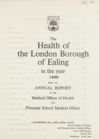 view [Report of the Medical Officer of Health for Ealing].