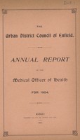 view [Report of the Medical Officer of Health for Enfield].