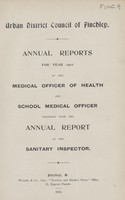 view [Report of the Medical Officer of Health for Finchley].