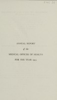 view [Report of the Medical Officer of Health for Finchley].