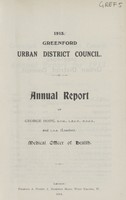 view [Report of the Medical Officer of Health for Greenford].