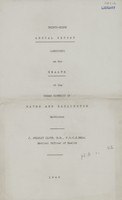 view [Report of the Medical Officer of Health for Hayes].