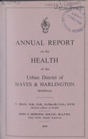 view [Report of the Medical Officer of Health for Hayes].