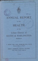 view [Report of the Medical Officer of Health for Hayes].