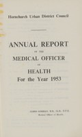 view [Report of the Medical Officer of Health for Hornchurch].