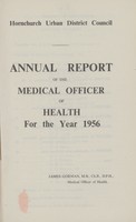 view [Report of the Medical Officer of Health for Hornchurch].