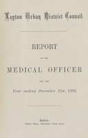 view [Report of the Medical Officer of Health for Leyton].