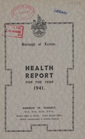view [Report of the Medical Officer of Health for Leyton].
