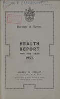 view [Report of the Medical Officer of Health for Leyton].