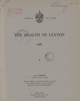 view [Report of the Medical Officer of Health for Leyton].