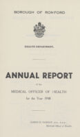 view [Report of the Medical Officer of Health for Romford].