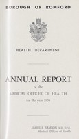 view [Report of the Medical Officer of Health for Romford].