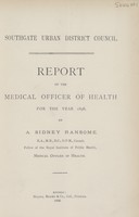 view [Report of the Medical Officer of Health for Southgate].