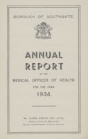 view [Report of the Medical Officer of Health for Southgate].